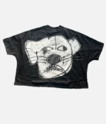 Front view of Billionaire Studios Billdog Tee Black Close-up of Billdog graphic on black t-shirt Model wearing Billionaire Studios Billdog Tee Black – side view Back design and fit of the Billionaire Studios Billdog Tee