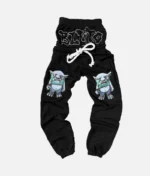 Billionaire Studios Bloated Troll Tracksuit front view Oversized luxury tracksuit by Billionaire Studios Streetwear fashion bloated tracksuit details Premium fabric close-up of Bloated Troll Tracksuit