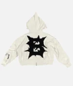 “Billionaire Studios Bloo Gradient Scale Zip Hoodie Front View” “Streetwear Hoodie with Blue Gradient Design” “Close-up of Gradient Zip Hoodie Texture” “Model Wearing Bloo Gradient Hoodie by Billionaire Studios”