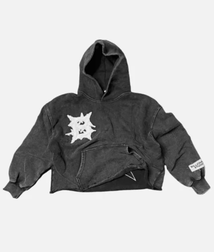 billionaire-studios-bluto-inverse-hoodie-black-front-view billionaire-studios-inverse-logo-black-hoodie-detail black-streetwear-hoodie-men-fashion premium-black-hoodie-with-bold-logo-design