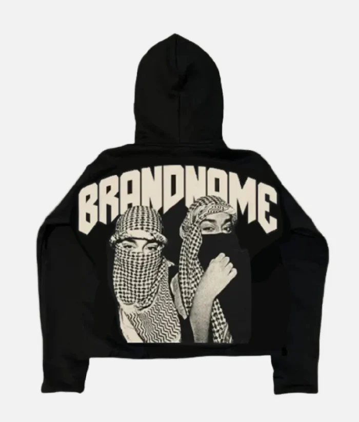 ALT: Front view of Billionaire Studios Fearless Black Hoodie ALT: Close-up of Fearless print on Black Hoodie ALT: Model wearing Billionaire Studios Fearless Hoodie – streetwear style ALT: Back view of Black Fearless Hoodie by Billionaire Studios
