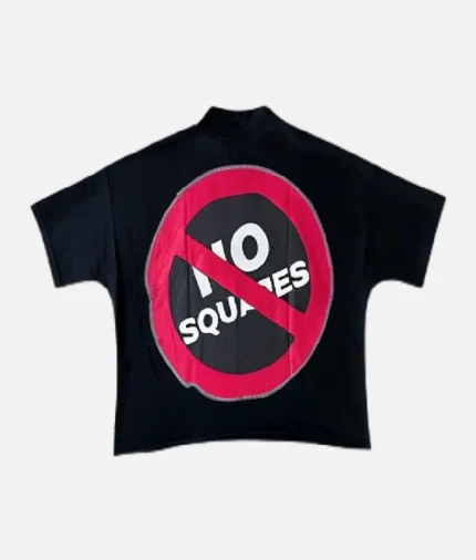 billionaire-studios-no-squares-tee-black-front-view no-squares-black-tee-streetwear-style luxury-heavyweight-cotton-tshirt-menswear billionaire-studios-tee-black-back-design
