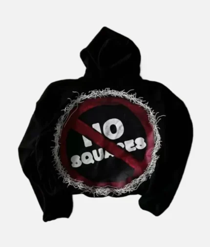Billionaire Studios Tenth Series Hoodie Black front view Black Tenth Series hoodie with bold logo branding Luxury streetwear hoodie for men and women Close-up of Tenth Series logo on black hoodie Side angle of Billionaire Studios black hoodie
