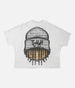 "Front view of Billionaire Studios Touch Tee White" "Close-up of Billionaire Studios logo on white t-shirt" "Model wearing Billionaire Studios Touch Tee White streetwear outfit" "Billionaire Studios premium cotton t-shirt flat lay"