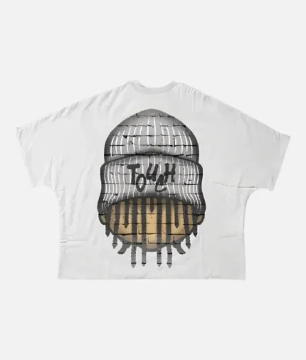 "Front view of Billionaire Studios Touch Tee White" "Close-up of Billionaire Studios logo on white t-shirt" "Model wearing Billionaire Studios Touch Tee White streetwear outfit" "Billionaire Studios premium cotton t-shirt flat lay"